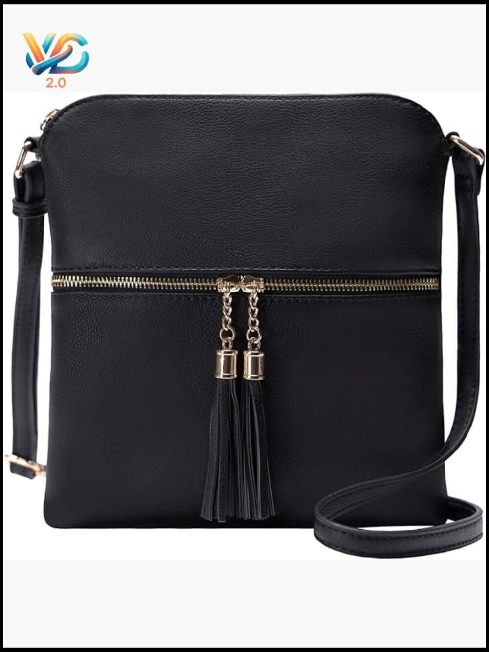 Lightweight Medium Crossbody Purse with Tassel, Daily Use